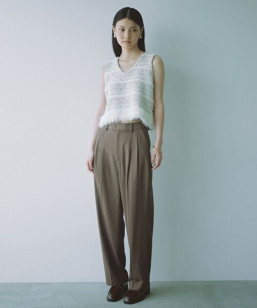green label relaxing / グリーンレーベル リラクシング スラックス・ドレスパンツ | ＜SEASONAL COLLECTION＞2タック パンツ | 詳細21
