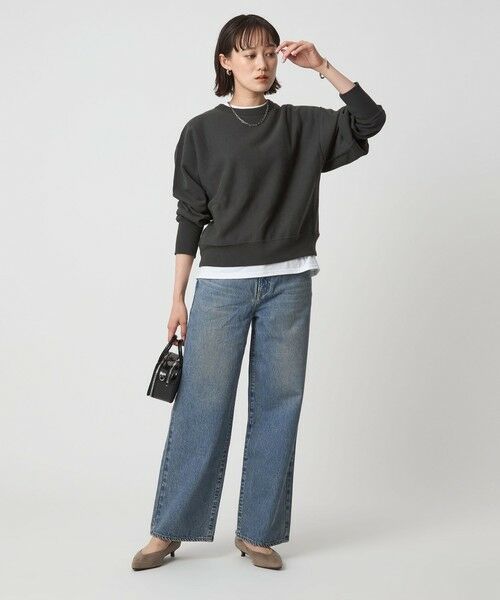 green label relaxing / グリーンレーベル リラクシング デニムパンツ | 【別注】＜NEEDBY heritage＞MEI ワイド ストレート デニム | 詳細12