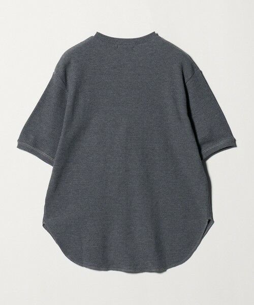 green label relaxing / グリーンレーベル リラクシング カットソー | 【WEB限定】＜at ease＞ワッフル ヘンリーネック 5分袖 プルオーバー カットソー | 詳細7