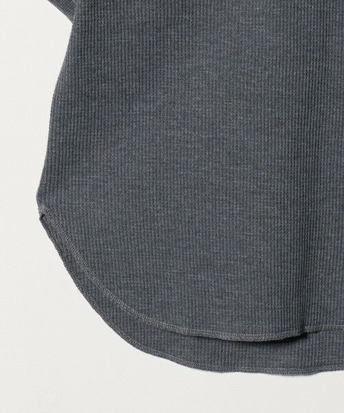 green label relaxing / グリーンレーベル リラクシング カットソー | 【WEB限定】＜at ease＞ワッフル ヘンリーネック 5分袖 プルオーバー カットソー | 詳細10