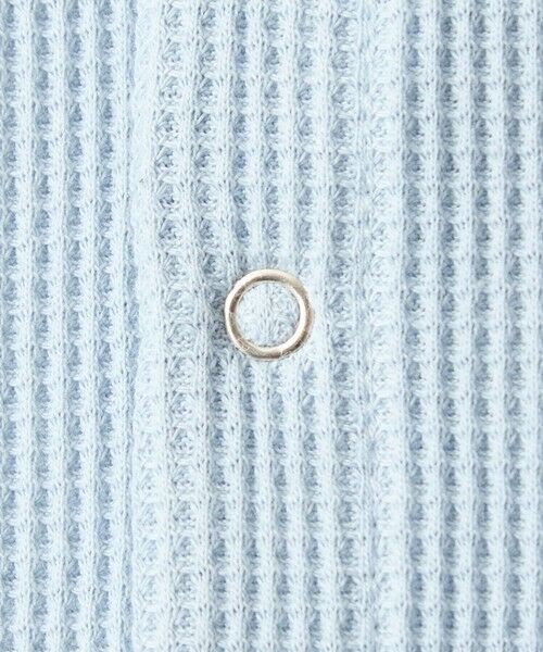 green label relaxing / グリーンレーベル リラクシング カットソー | 【WEB限定】＜at ease＞ワッフル ヘンリーネック 5分袖 プルオーバー カットソー | 詳細30