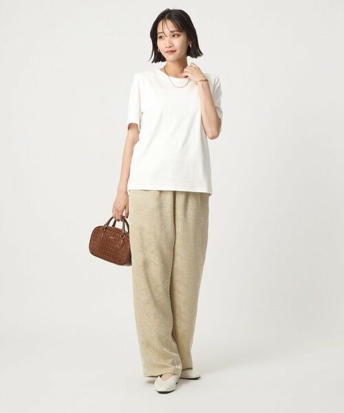 green label relaxing / グリーンレーベル リラクシング Tシャツ | フィブリルタッチ ショートスリーブ Tシャツ | 詳細2