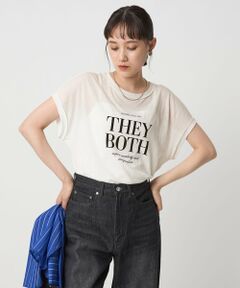 green label relaxing / グリーンレーベル リラクシング カットソー | シアー ロゴ ショートスリーブ Tシャツ