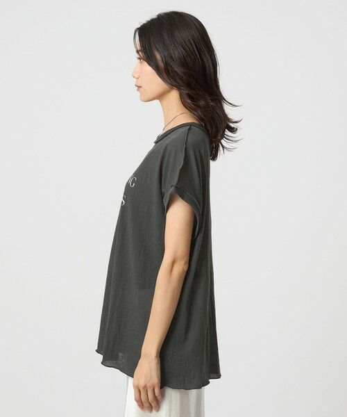 green label relaxing / グリーンレーベル リラクシング カットソー | シアー ロゴ ショートスリーブ Tシャツ | 詳細13