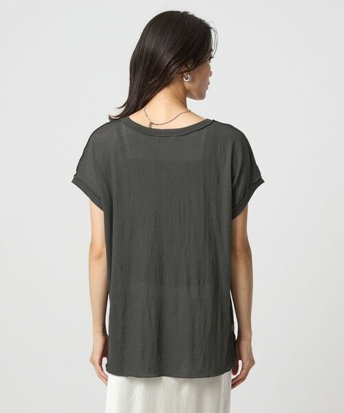 green label relaxing / グリーンレーベル リラクシング カットソー | シアー ロゴ ショートスリーブ Tシャツ | 詳細14