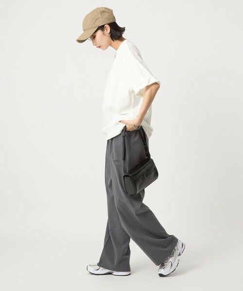 green label relaxing / グリーンレーベル リラクシング カットソー | ＜at ease＞ロゴ オーバー ショートスリーブ Ｔシャツ | 詳細3