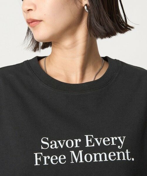 green label relaxing / グリーンレーベル リラクシング カットソー | ＜at ease＞ロゴ オーバー ショートスリーブ Ｔシャツ | 詳細16