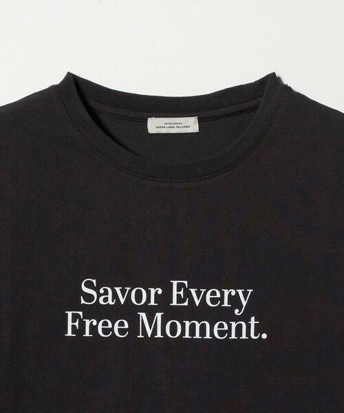 green label relaxing / グリーンレーベル リラクシング カットソー | ＜at ease＞ロゴ オーバー ショートスリーブ Ｔシャツ | 詳細22
