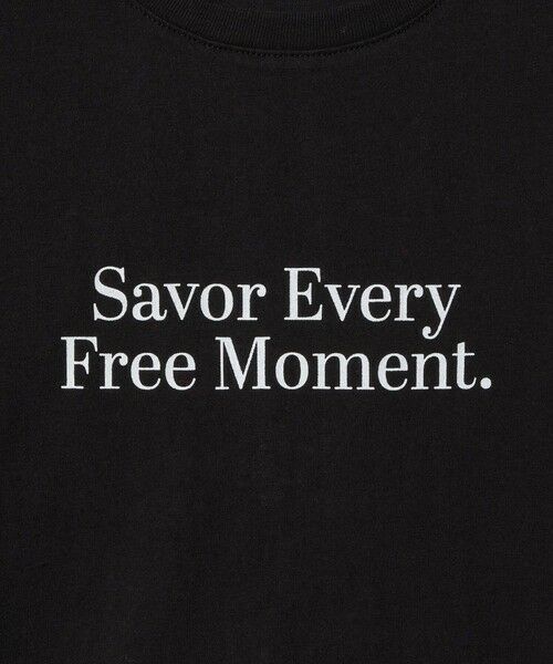 green label relaxing / グリーンレーベル リラクシング カットソー | ＜at ease＞ロゴ オーバー ショートスリーブ Ｔシャツ | 詳細25