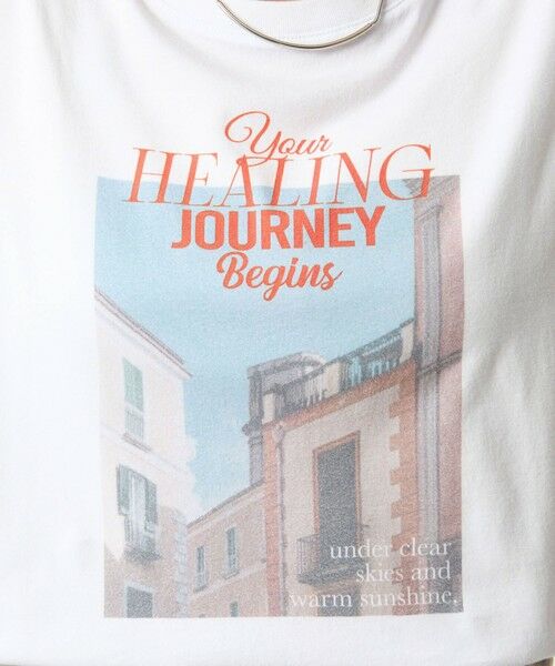 green label relaxing / グリーンレーベル リラクシング カットソー | ＜at ease＞フロント フォト ショートスリーブ Ｔシャツ | 詳細5