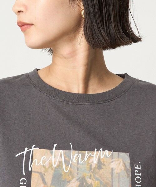 green label relaxing / グリーンレーベル リラクシング カットソー | ＜at ease＞フロント フォト ショートスリーブ Ｔシャツ | 詳細17