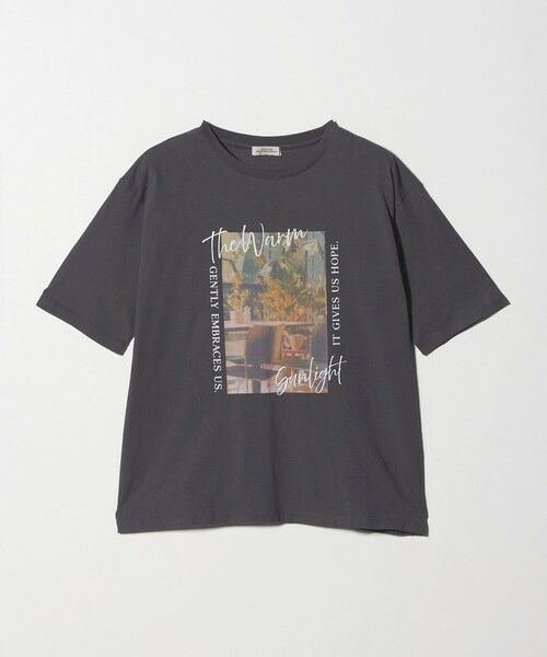 green label relaxing / グリーンレーベル リラクシング カットソー | ＜at ease＞フロント フォト ショートスリーブ Ｔシャツ | 詳細21