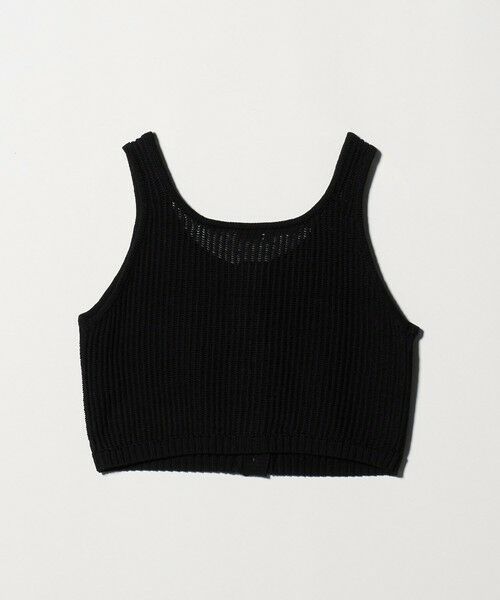 green label relaxing / グリーンレーベル リラクシング ベスト | メッシュ ニット ビスチェ -ウォッシャブル- | 詳細5