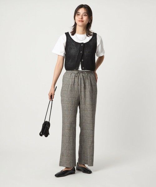 green label relaxing / グリーンレーベル リラクシング ベスト | メッシュ ニット ビスチェ -ウォッシャブル- | 詳細2