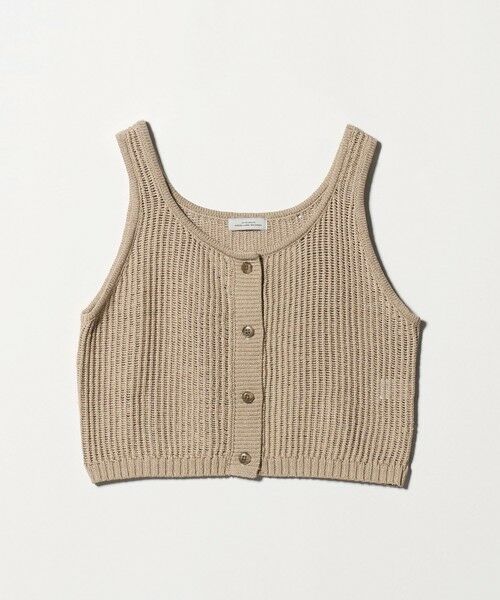 green label relaxing / グリーンレーベル リラクシング ベスト | メッシュ ニット ビスチェ -ウォッシャブル- | 詳細16