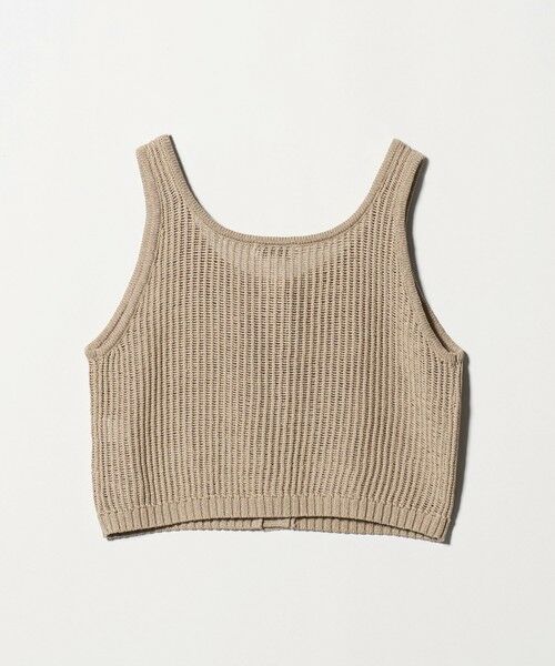 green label relaxing / グリーンレーベル リラクシング ベスト | メッシュ ニット ビスチェ -ウォッシャブル- | 詳細17