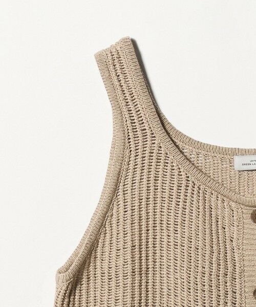 green label relaxing / グリーンレーベル リラクシング ベスト | メッシュ ニット ビスチェ -ウォッシャブル- | 詳細19