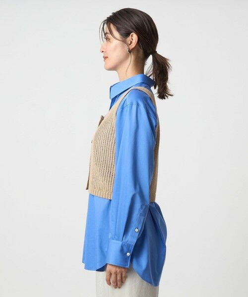 green label relaxing / グリーンレーベル リラクシング ベスト | メッシュ ニット ビスチェ -ウォッシャブル- | 詳細14