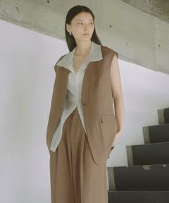 green label relaxing / グリーンレーベル リラクシング ベスト | ＜SEASONAL COLLECTION＞ノーラペル ジレ