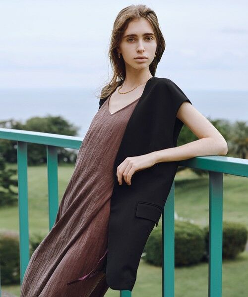 green label relaxing / グリーンレーベル リラクシング ベスト | ＜SEASONAL COLLECTION＞ノーラペル ジレ | 詳細1