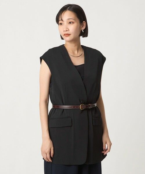 green label relaxing / グリーンレーベル リラクシング ベスト | ＜SEASONAL COLLECTION＞ノーラペル ジレ | 詳細3