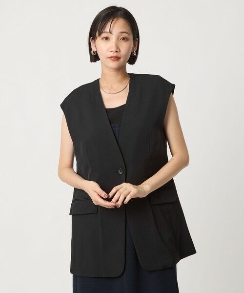 green label relaxing / グリーンレーベル リラクシング ベスト | ＜SEASONAL COLLECTION＞ノーラペル ジレ | 詳細6