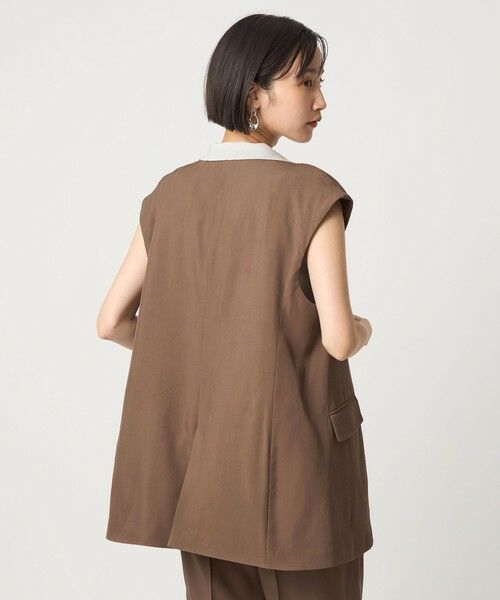 green label relaxing / グリーンレーベル リラクシング ベスト | ＜SEASONAL COLLECTION＞ノーラペル ジレ | 詳細13