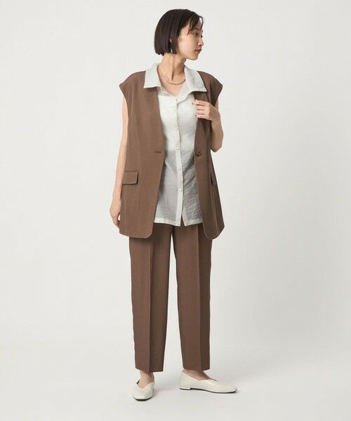 green label relaxing / グリーンレーベル リラクシング ベスト | ＜SEASONAL COLLECTION＞ノーラペル ジレ | 詳細14