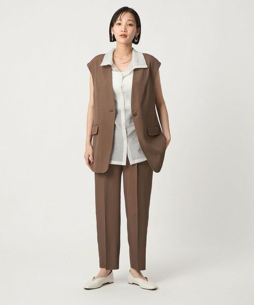 green label relaxing / グリーンレーベル リラクシング ベスト | ＜SEASONAL COLLECTION＞ノーラペル ジレ | 詳細15