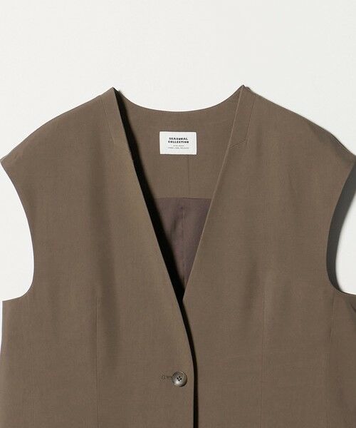 green label relaxing / グリーンレーベル リラクシング ベスト | ＜SEASONAL COLLECTION＞ノーラペル ジレ | 詳細26