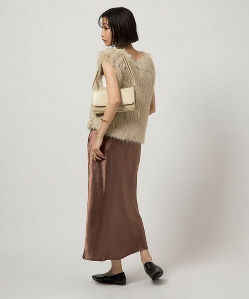 green label relaxing / グリーンレーベル リラクシング ロング・マキシ丈スカート | サテン ナロー スカート | 詳細10