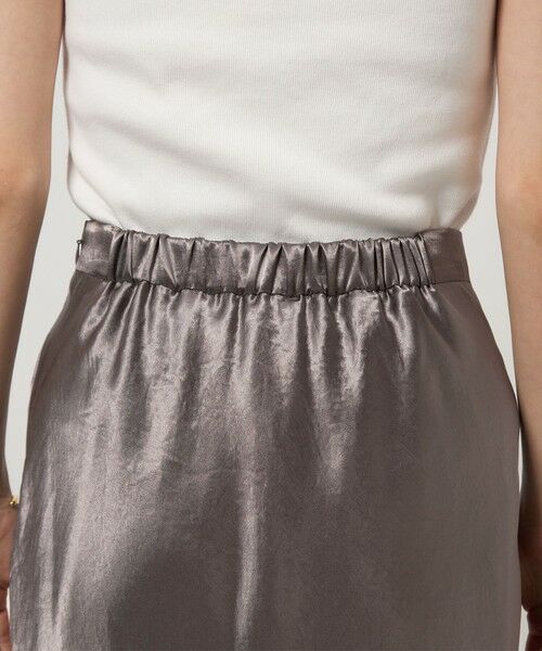 green label relaxing / グリーンレーベル リラクシング ロング・マキシ丈スカート | サテン ナロー スカート | 詳細23