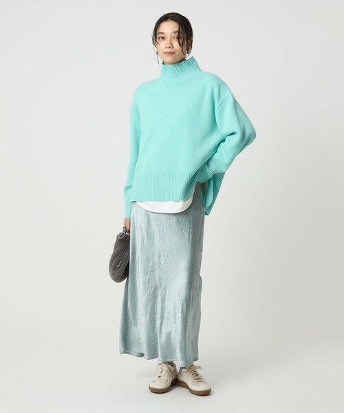 green label relaxing / グリーンレーベル リラクシング ロング・マキシ丈スカート | サテン ナロー スカート | 詳細30