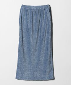 green label relaxing / グリーンレーベル リラクシング ロング・マキシ丈スカート | ［size SHORTあり］クレープベロア タイト スカート