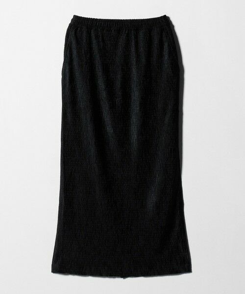 green label relaxing / グリーンレーベル リラクシング ロング・マキシ丈スカート | ［size SHORTあり］クレープベロア タイト スカート | 詳細4