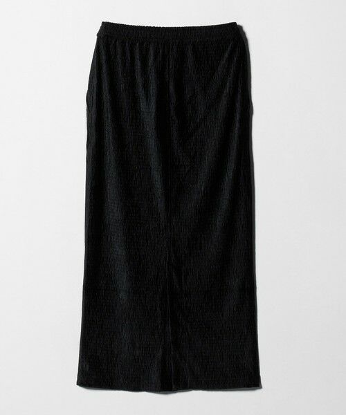 green label relaxing / グリーンレーベル リラクシング ロング・マキシ丈スカート | ［size SHORTあり］クレープベロア タイト スカート | 詳細5