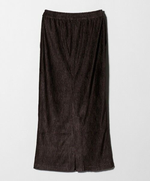 green label relaxing / グリーンレーベル リラクシング ロング・マキシ丈スカート | ［size SHORTあり］クレープベロア タイト スカート | 詳細15