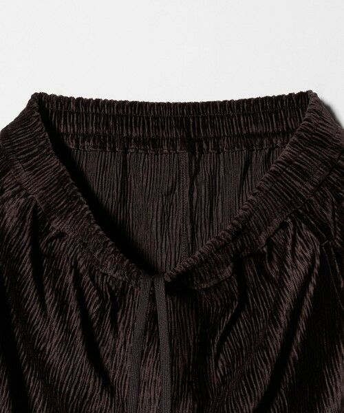 green label relaxing / グリーンレーベル リラクシング ロング・マキシ丈スカート | ［size SHORTあり］クレープベロア タイト スカート | 詳細16