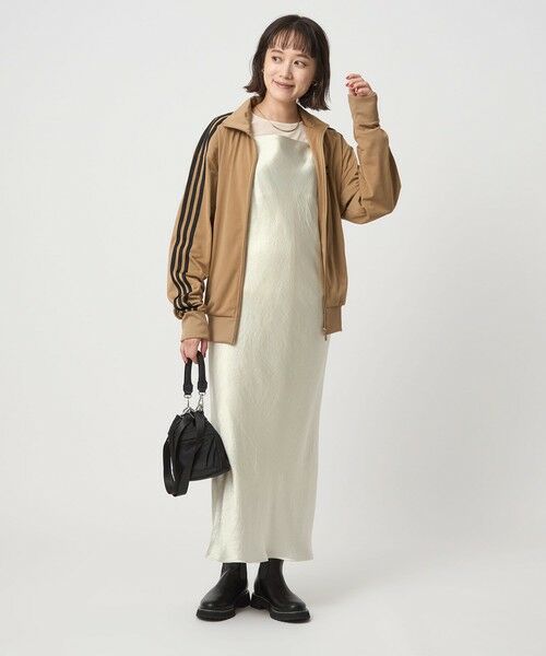 green label relaxing / グリーンレーベル リラクシング ロング・マキシ丈ワンピース | サテン キャミソール ワンピース | 詳細2