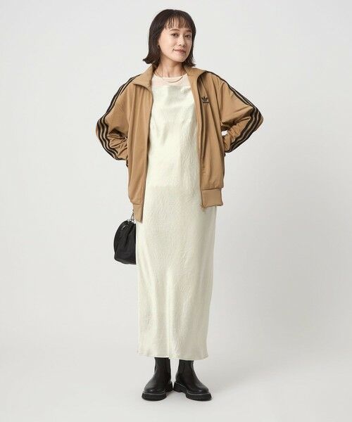 green label relaxing / グリーンレーベル リラクシング ロング・マキシ丈ワンピース | サテン キャミソール ワンピース | 詳細3