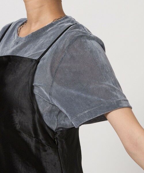 green label relaxing / グリーンレーベル リラクシング ロング・マキシ丈ワンピース | サテン キャミソール ワンピース | 詳細20