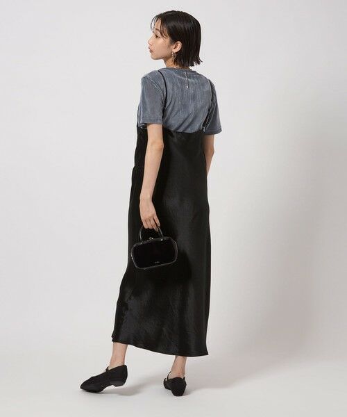 green label relaxing / グリーンレーベル リラクシング ロング・マキシ丈ワンピース | サテン キャミソール ワンピース | 詳細10