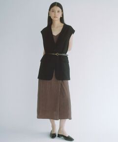 green label relaxing / グリーンレーベル リラクシング ロング・マキシ丈ワンピース | ＜SEASONAL COLLECTION＞ツイル キャミソール ワンピース