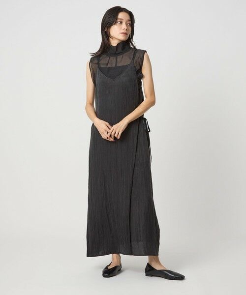 green label relaxing / グリーンレーベル リラクシング ロング・マキシ丈ワンピース | ＜SEASONAL COLLECTION＞ツイル キャミソール ワンピース | 詳細2