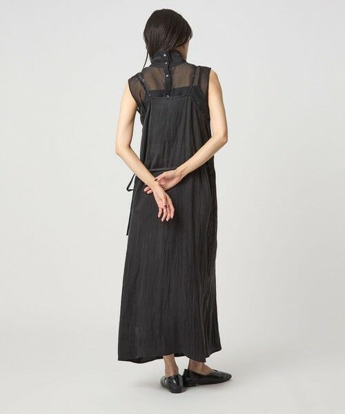 green label relaxing / グリーンレーベル リラクシング ロング・マキシ丈ワンピース | ＜SEASONAL COLLECTION＞ツイル キャミソール ワンピース | 詳細3