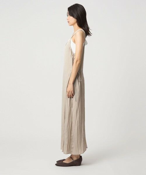 green label relaxing / グリーンレーベル リラクシング ロング・マキシ丈ワンピース | ＜SEASONAL COLLECTION＞ツイル キャミソール ワンピース | 詳細14