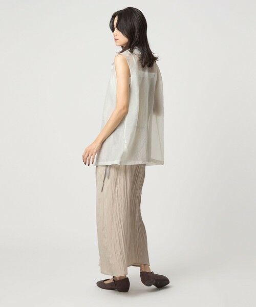 green label relaxing / グリーンレーベル リラクシング ロング・マキシ丈ワンピース | ＜SEASONAL COLLECTION＞ツイル キャミソール ワンピース | 詳細11