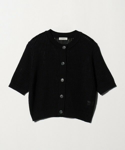 green label relaxing / グリーンレーベル リラクシング カーディガン・ボレロ | メッシュ ニット ショートスリーブ カーディガン | 詳細4