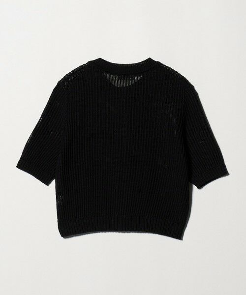 green label relaxing / グリーンレーベル リラクシング カーディガン・ボレロ | メッシュ ニット ショートスリーブ カーディガン | 詳細5