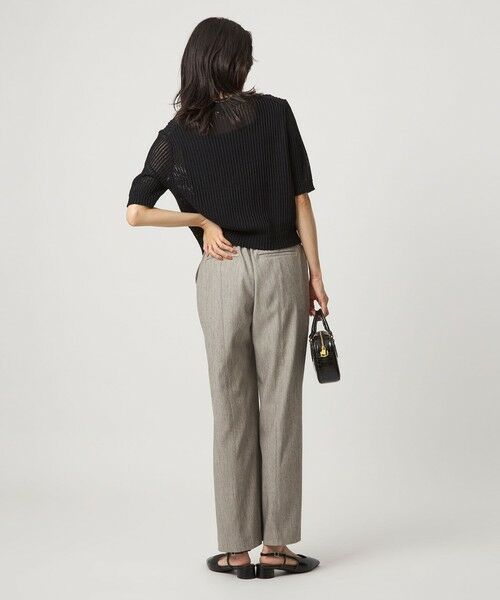 green label relaxing / グリーンレーベル リラクシング カーディガン・ボレロ | メッシュ ニット ショートスリーブ カーディガン | 詳細3